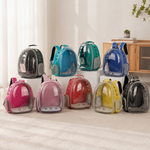Morral Burbuja para Perros y Gatos | Mochila Transportadora Transparente, Cómoda y Segura